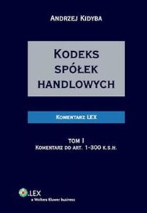 Picture of Kodeks spółek handlowych Komentarz t.1/2