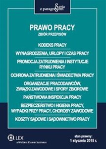 Picture of Prawo pracy Zbiór przepisów