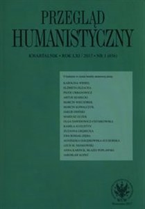 Picture of Przegląd Humanistyczny 1/2017