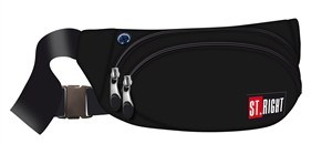 Obrazek Saszetka na pasek nerka Black