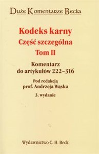 Picture of Kodeks karny Część szczególna t.2