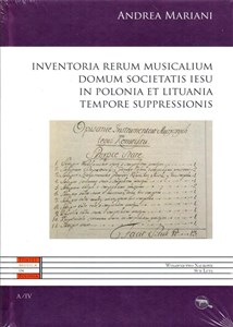 Picture of Inventoria Rerum Musicalium Domum Societatis..