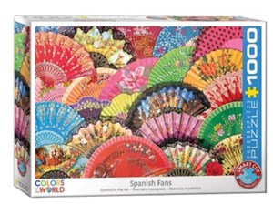 Obrazek Puzzle 1000 Kolory świata, Hiszpańskie wachlarze