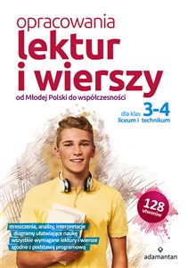 Obrazek Opracowania lektur i wierszy dla klas 3-4 liceum i technikum