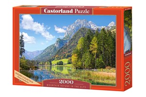 Obrazek Puzzle 2000 Mountain Refuge in the Alps
