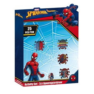 Obrazek Domek z przyborami Spiderman 25el