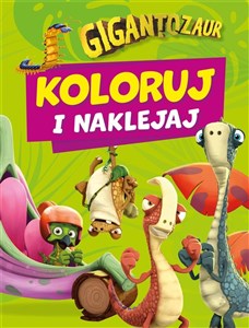 Obrazek Koloruj i naklejaj. Gigantozaur