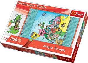 Picture of Puzzle Mapa Europy dla dzieci 200