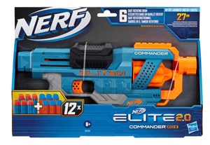 Obrazek NERF Elite 2.0 Commander RD 6, pistolety i wyrzutnie