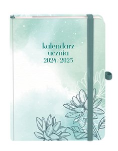 Picture of Kalendarz Ucznia 2024/2025 B6 TNS kwiat seledynowa