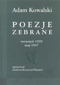 Poezje zeb... - Adam Kowalski -  books from Poland