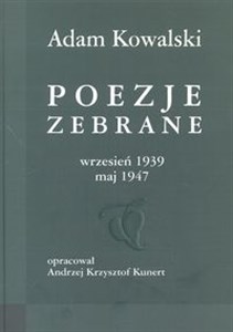 Picture of Poezje zebrane wrzesień 1939 maj 1947