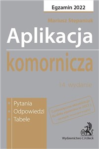 Picture of Aplikacja komornicza 2022 Pytania Odpowiedzi Tabele