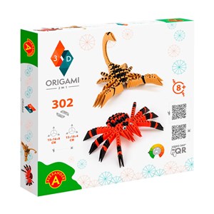 Obrazek Origami 3d 2 w 1 pająk skorpion