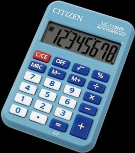Picture of Kalkulator LC-110NR-BL niebieski
