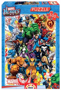 Obrazek Puzzle 500 Superbohaterowie Marvela G3