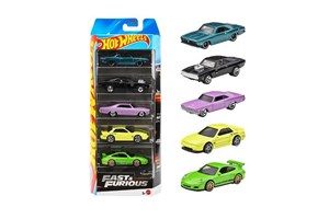 Obrazek Hot Wheels Fast & Furious Szybcy i wściekli 5szt