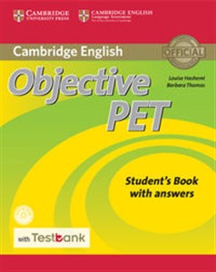 Picture of Objective PET Student's Book with Answers with CD-ROM with Testbank