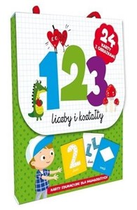 Obrazek 123 Liczby i kształty. Karty edukacyjne dla najmłodszych