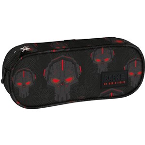 Obrazek Piórnik owalny Backup Roboty red PB6A45