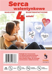 Picture of Naklejki serca walentynkowe 4szt