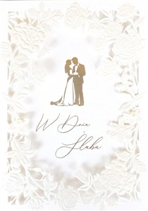 Obrazek Karnet Ślub laser KP-283
