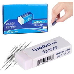 Picture of Gumka do mazania biała 3,5cm (40szt)