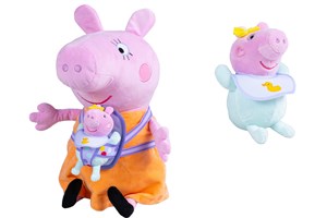 Obrazek Maskotka Świnka Peppa Mama z Evi 33cm