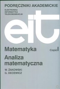 Picture of Matematyka cz I Analiza matematyczna