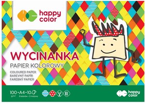 Picture of Blok Wycinanka A4/10K 100g HAPPY COLOR