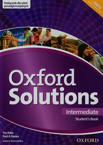 Picture of Oxford Solutions Intermediate Podręcznik Szkoła ponadgimnazjalna