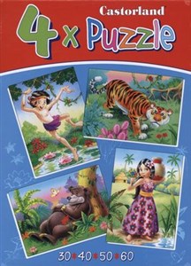 Picture of PUZZLE 4W1 JUNGLE BOOK 4+