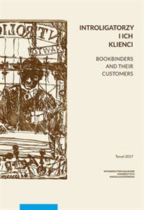 Picture of Introligatorzy i ich klienci. Bookbinders and their customers