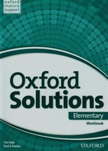 Obrazek Oxford Solutions Elementary Ćwiczenia Szkoła ponadgimnazjalna