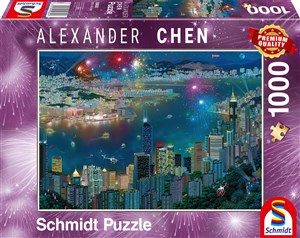 Picture of Puzzle 1000 PQ Fajerwerki nad Hongkongiem A. Chen 108673