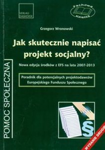 Picture of Jak skutecznie napisać projekt socjalny? Nowa edycja środków z EFS na lata 2007-2013
