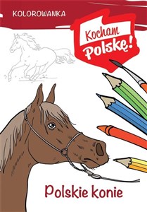 Obrazek Kolorowanka Polskie konie