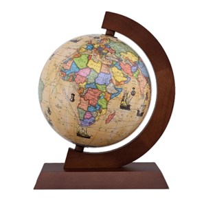 Obrazek Globus trasami odkrywców 25cm w.ukraińska