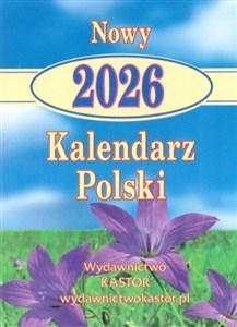 Picture of Nowy Kalendarz Polski 2026 mały zdzierak jednodniowy z uchwytem do zawieszenia