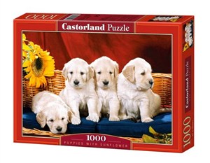 Picture of Puzzle Puppies With Sunflower 1000