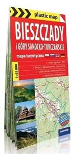 Obrazek Bieszczady i Góry Sanocko-Turczańskie foliowana mapa turystyczna 1:65 000