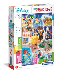 Picture of Puzzle Maxi SuperColor 24 Disney Dance Time