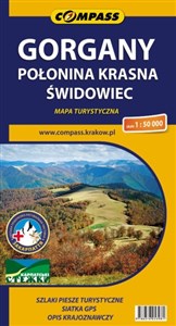 Obrazek Gorgany Połonina Krasna Świdowiec mapa turystyczna 1:50 000