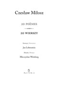 polish book : 20 Poemes ... - Miłosz Czesław