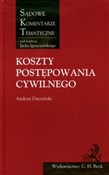 Koszty pos... - Andrzej Daczyński -  Polish Bookstore 