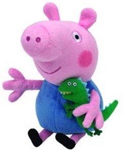 Obrazek Beanie Babies Peppa Pig - George średni