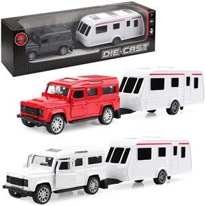 Picture of Auto metalowe z przyczepą MIX