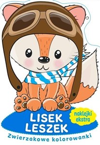 Obrazek Zwierzakowe kolorowanki. Lisek Leszek