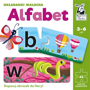 Picture of Alfabet Układanki malucha Kapitan Nauka