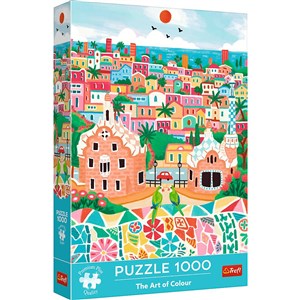 Picture of Puzzle 1000 Premium Plus Quality The Art of Colour: Barcelona, Hiszpania